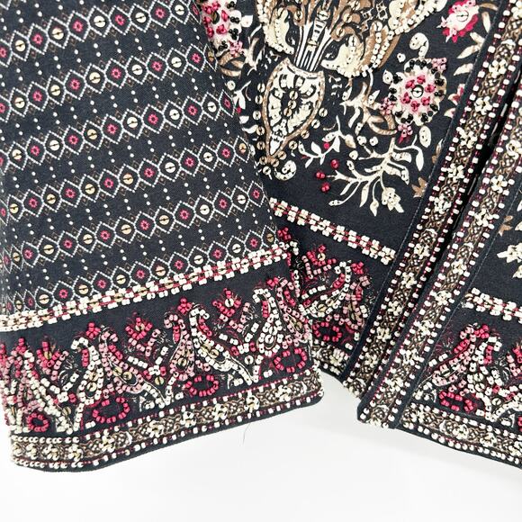 NWT Soft Surroundings Womens Sequin Beaded‎ Mandala Bolero Crop Blazer Jacket 1X - Picture 8 of 10